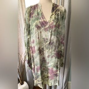 Hard Tail Forever Tie Dye Tunic, size S (oversized)